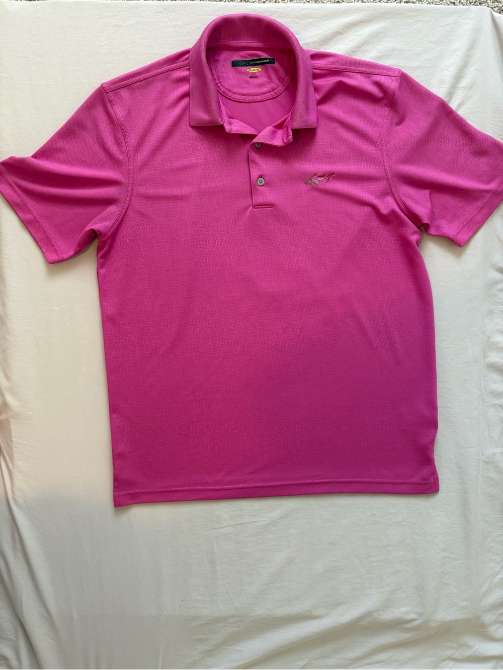Greg Norman Collection Men's Performance Polo - Fuchsia Pink
